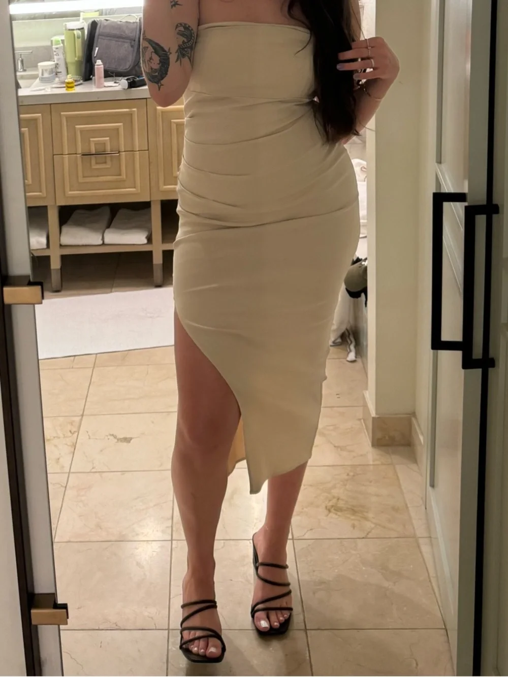 ASTR Strapless Dress - Picture 1 of 3